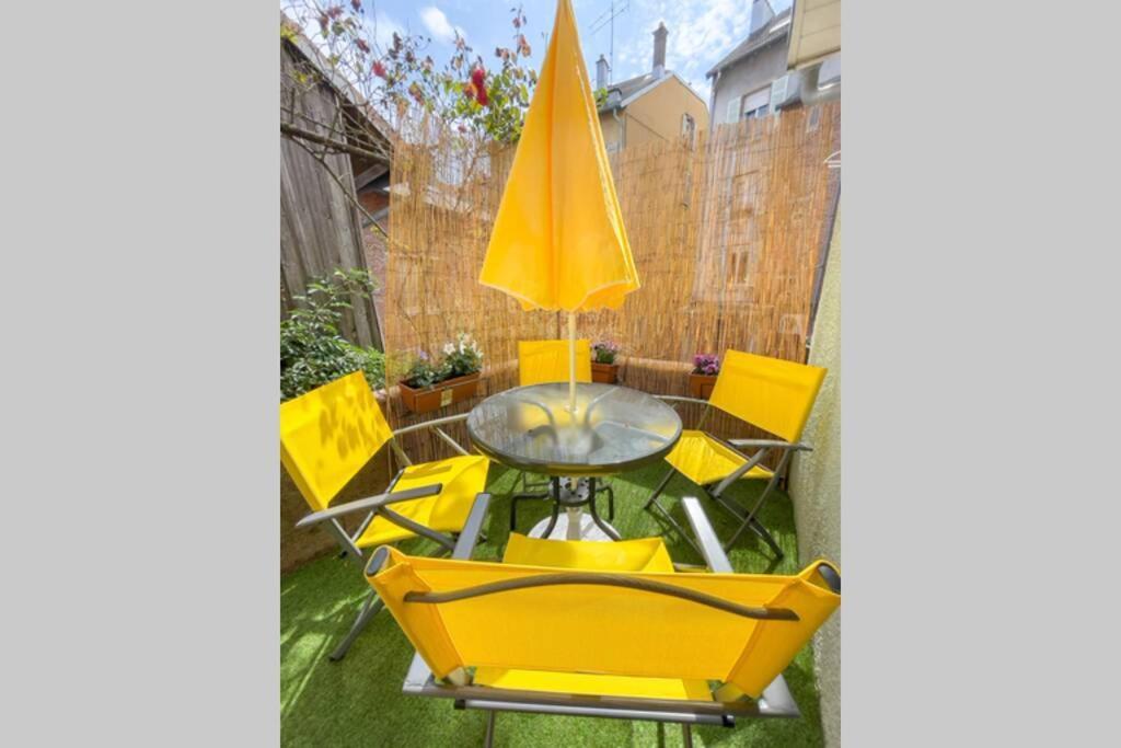 Maisonnette Le Faubourg - Centre Ville, Terrasse Et Netflix Belfort Exterior foto