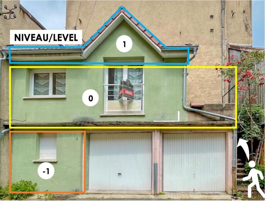 Maisonnette Le Faubourg - Centre Ville, Terrasse Et Netflix Belfort Exterior foto